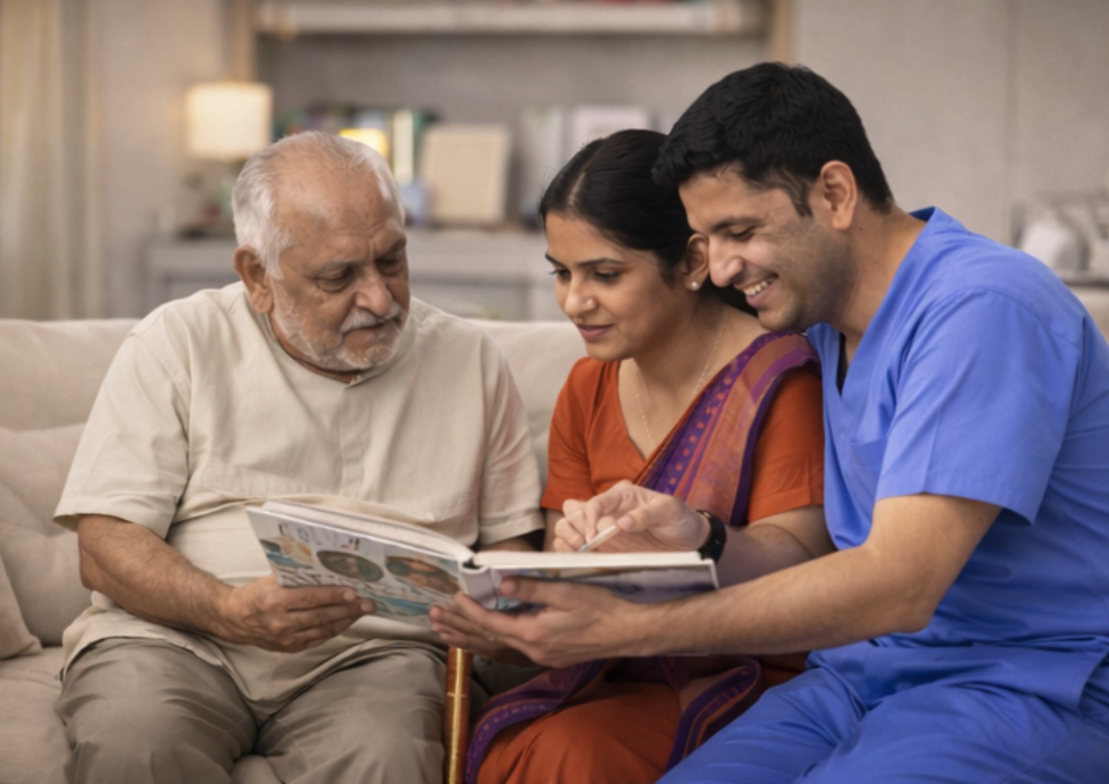 A human brain model.