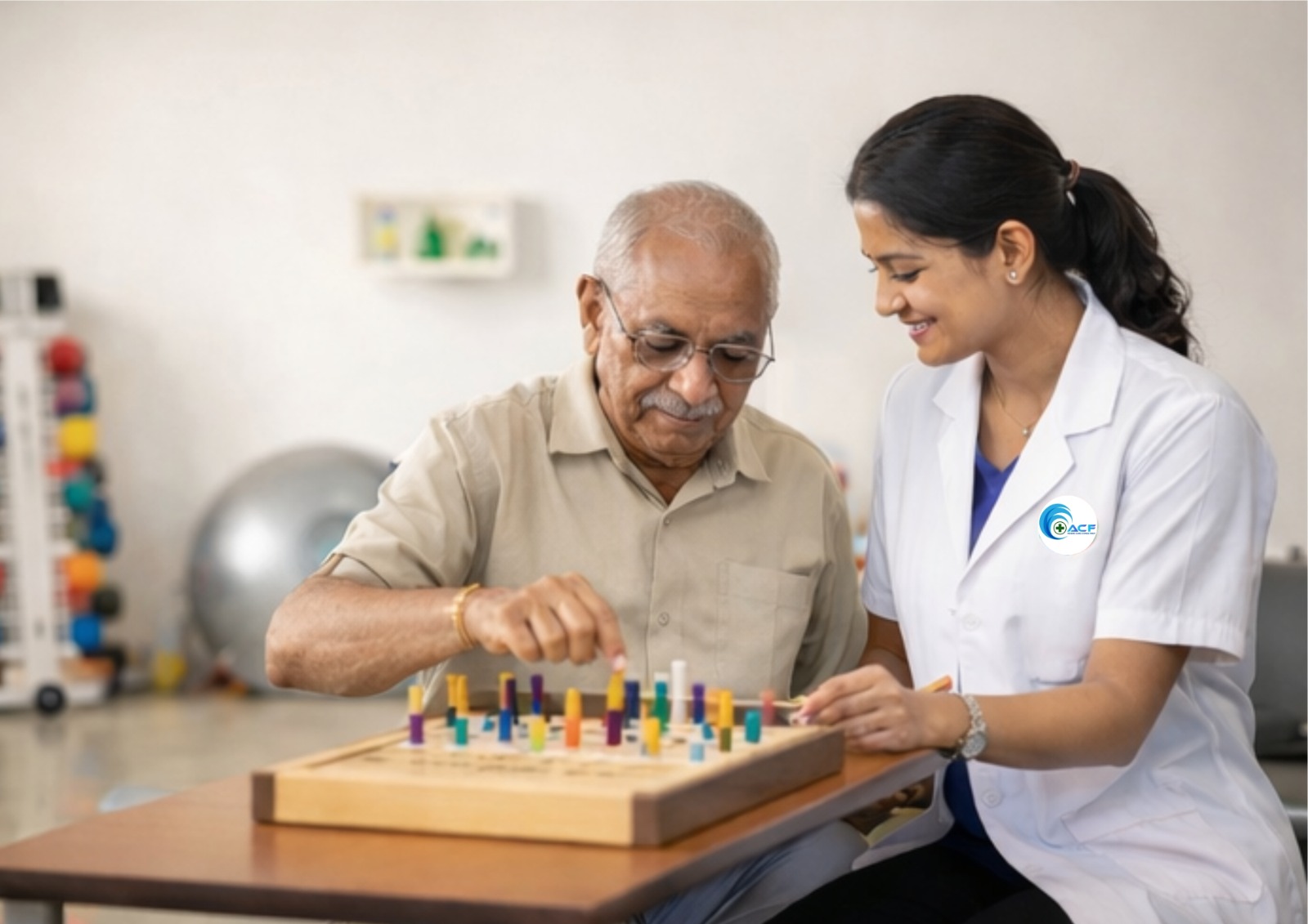 A human brain model.